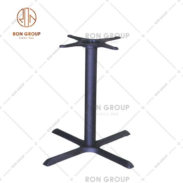 Cheap Price Buffet Table Furniture Black Powder Coat metal Pedestal For Conference Table 