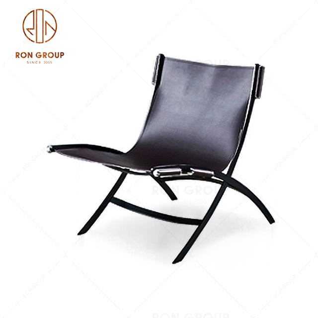 Factory Wholesale PU Leather Chair Balcony Leisure Chair Chaise Lounge