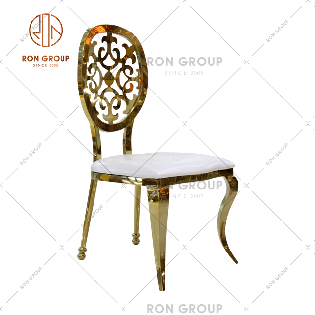 Hot sale Restaurant Wedding Furniture With PU Leather Seat And Stainless Steel Frame For Hotel & Party & In-house