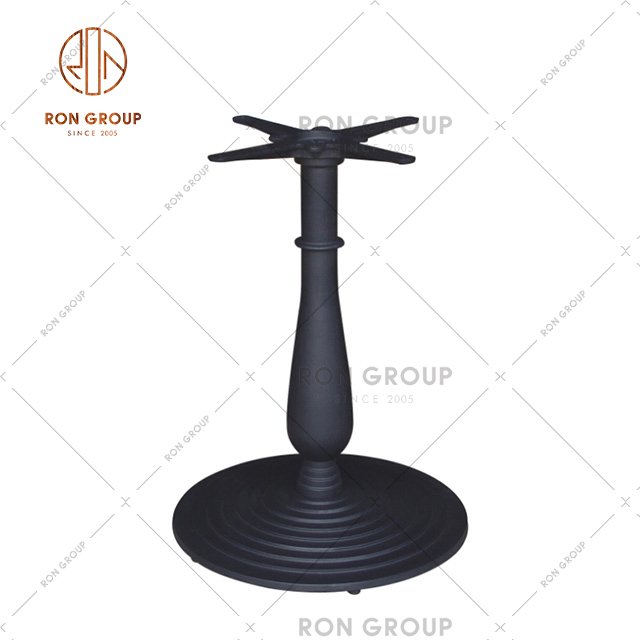 Top Pick Popular Modern Design Restaurant Dining Table Base Set Easy Cleaning With Strong Bearing Capacity