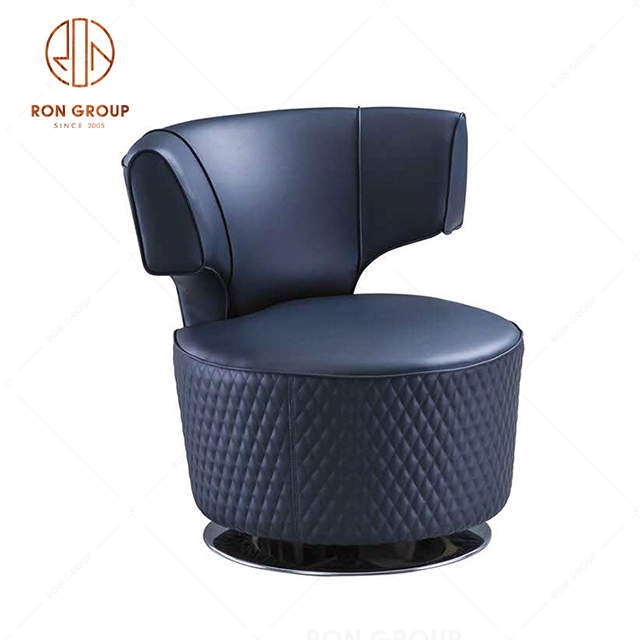 Single Sofa Exquisite Modern Leisure Chair High Level Backrest Coffee Chairs