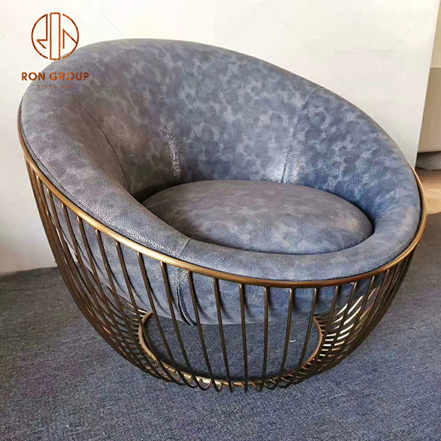 Lounge Chair Indoor Decoration Egg Shaped Single Sofa Chaise