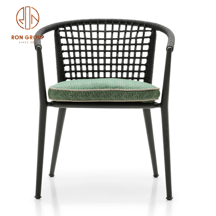 hotel restaurant outdoor furniture supplier rattan chair for cafe outdoor