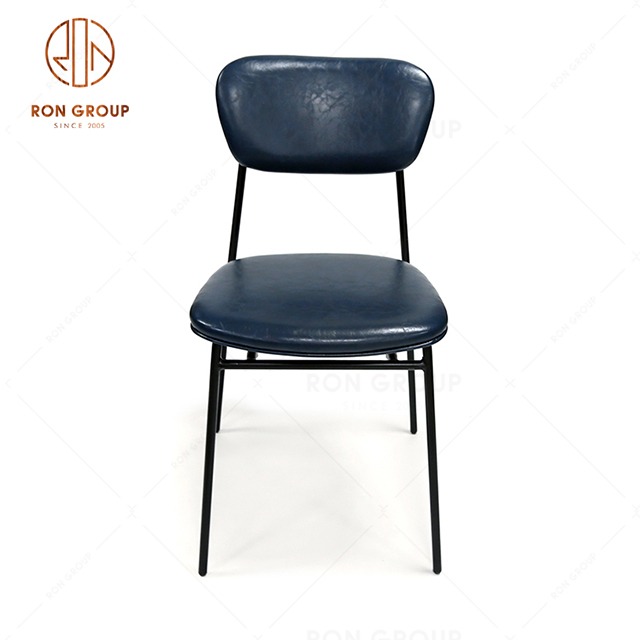 China Factory Wholesale Restaurant Dining Chair PU Leather Chair Bar Chair