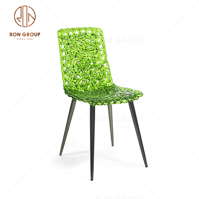 RNF09-2 Green Color Arcylic Crystal Fit Chair