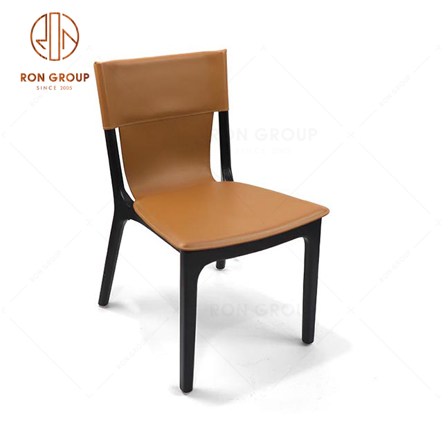 RNFC257-3 Leather Wooden Dining Chair
