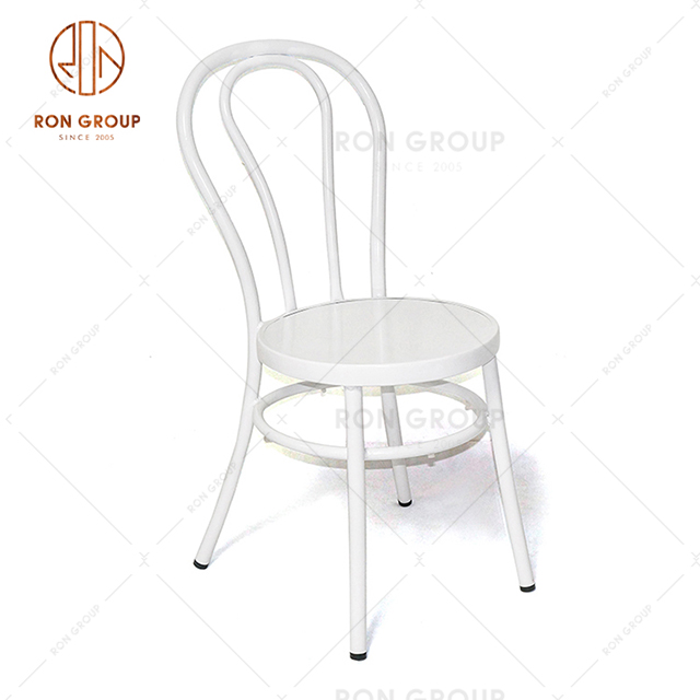GA901C-45ST European style modern design metal restaurant dining chair with optional color for cafe & outdoor &garden & balcony