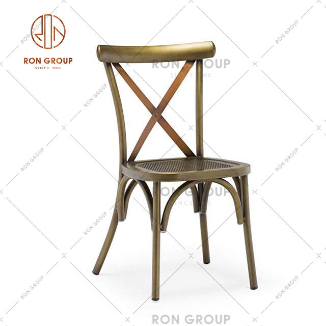 Cheap Price Golden Dining Chair Metal Chair For Bar Hotel Leisure Chair