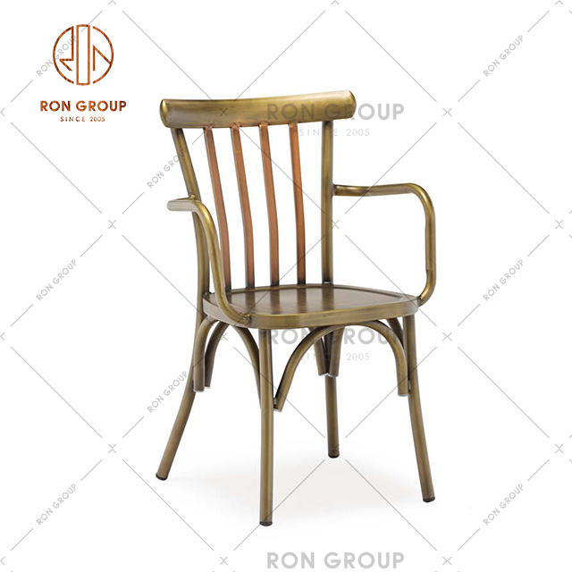 Factory Outlet Restaurant Dining Chair Outdoor Armchair Hotel Leisure Chair
