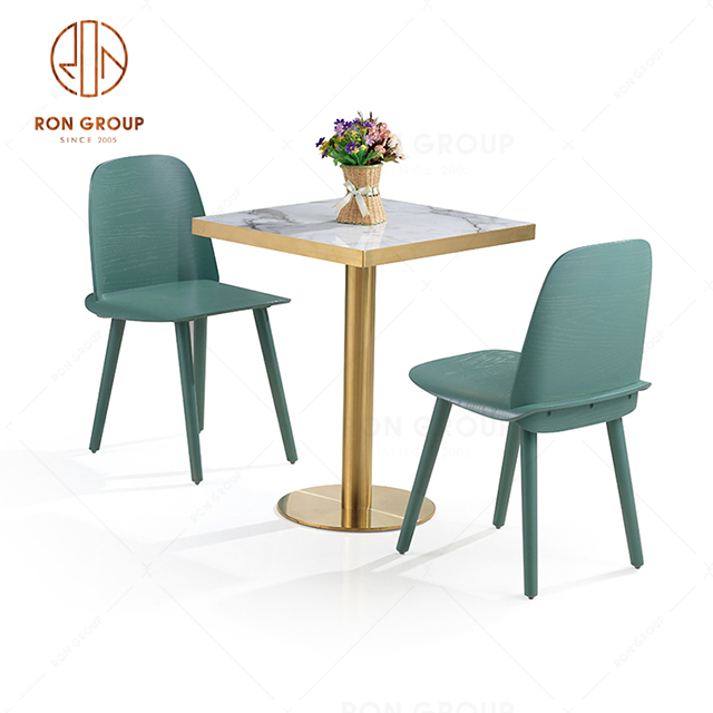 Hot Sale Hotel Lobby Dining Table And Chair For Coffee Shop Restaurant Hotel Lounge Leisure Furniture