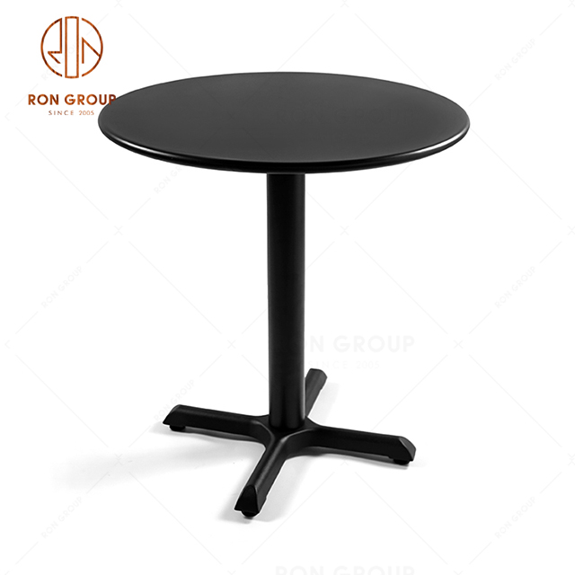 High Quality Metal Round Dining Table Coffee Shop Table Outdoor Metal Table