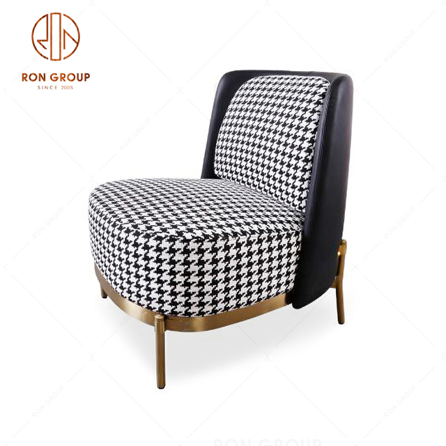 Factory Wholesale Metal Base With Fabric Chair Leisure Chair For Hotel
