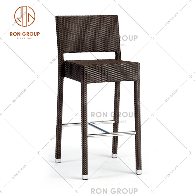 Hot Sale Outdoor Rattan Furniture Star Hotel Pool Side Bar Chair