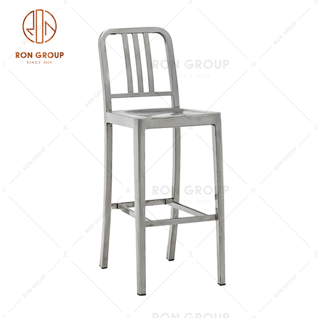GA1001C-75ST Hot Sale Modern Design Commercial Furniture Leisure Metal Bar Chair For Hotel