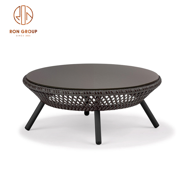 new outdoor luxury garden modern rattan furniture stock for restaurant