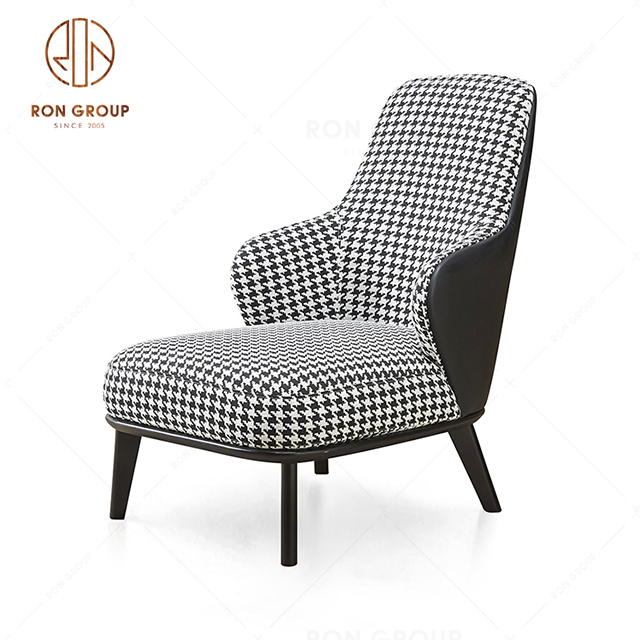 Supply Hotel Furniture Leisure PU Leather/Fabric Chair For Villa Use
