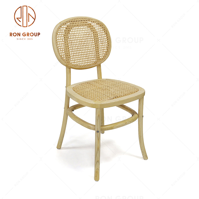 Southeast Asia Style Restaurant Dining Chair Resort Outdoor Rattan Leisure Chair
