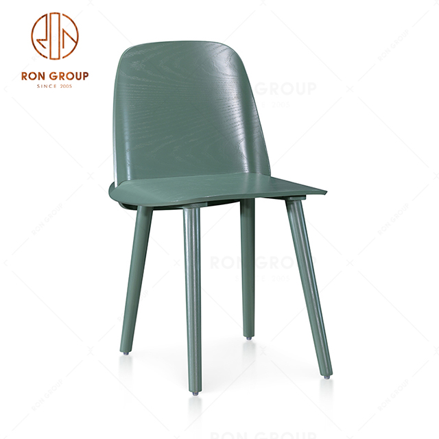 Cheap Price Green Color With Wooden Frame Hotel Lobby Lounge Buffet Chair