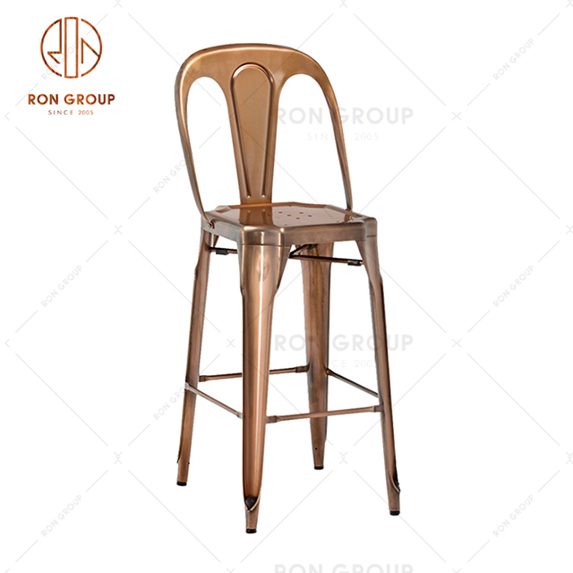 GA2101C-70ST Popular Modern Design Metal Chair Steel Bar Chair For Restaurant & Coffee Shop