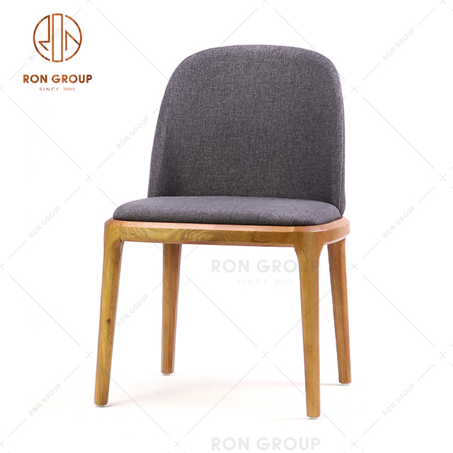 Commerical Wholesale Fabric / Leather Dining Chair for Italy Restaurant and Hotel