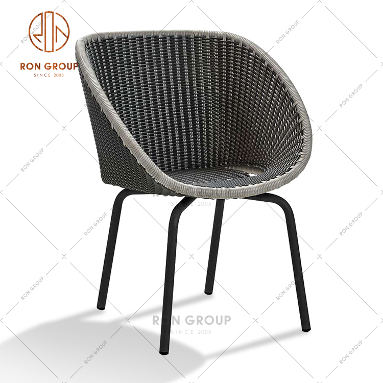 Popular Outdoor PE Rattan Leisure Chair Garden Chair 