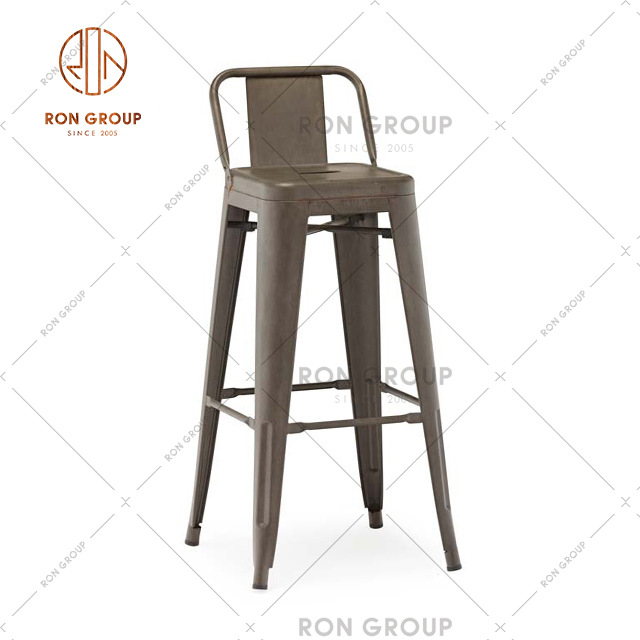 China Factory Restaurant Furniture Metal Bar Chair Dining Chair For Coffee Shop