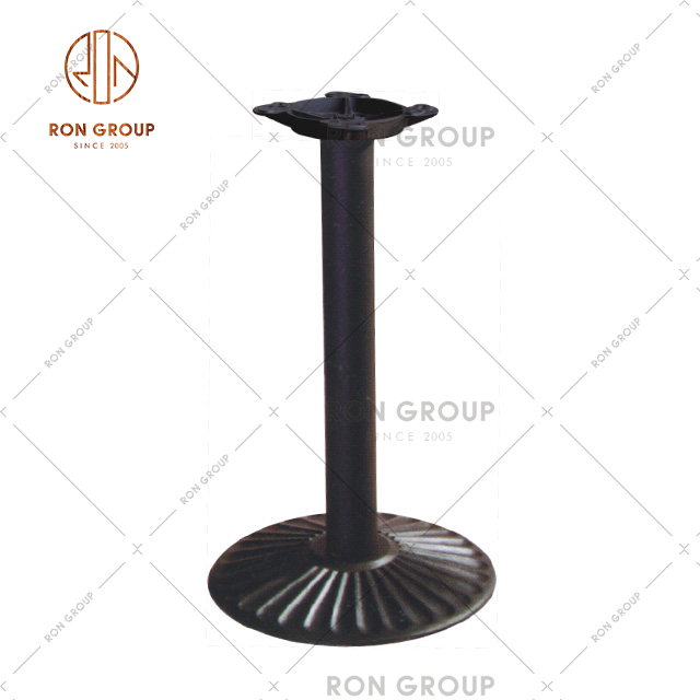 Cast Iron Coffee Restaurant Furniture Fittings With  Metal Iron Steel Industrial Table Base