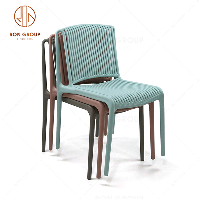 RNFP124-1 Factory Wholesale High Quality Restaurant Hotel Bar Cafe Plastic Chair