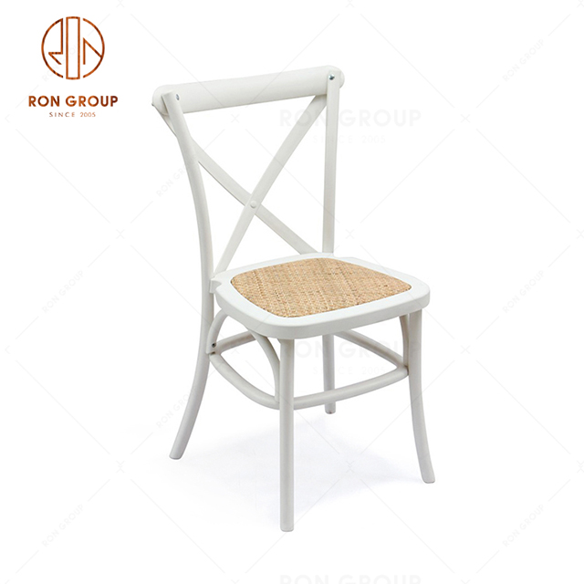 Chain Restaurant Dining Chair With Resin Frame And Network Seat For Outdoor Wedding Indoor