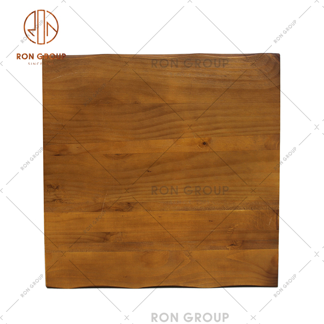 High Quality Buffet  Wooden Square Dining Table Top For Restaurant & Kitchen & Cafe & Bar