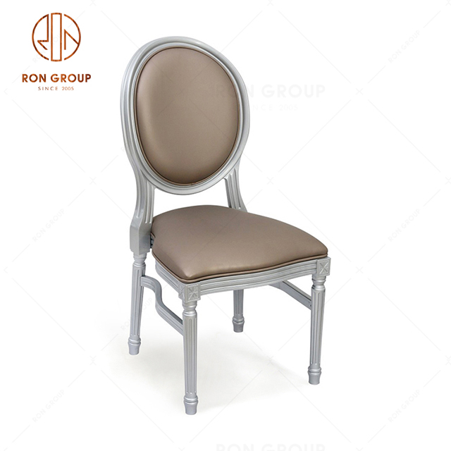 Popular Modern Design Buffet Dining Chair With Resin Frame Optional Color For Wedding & Cafe & Club & Restaurant