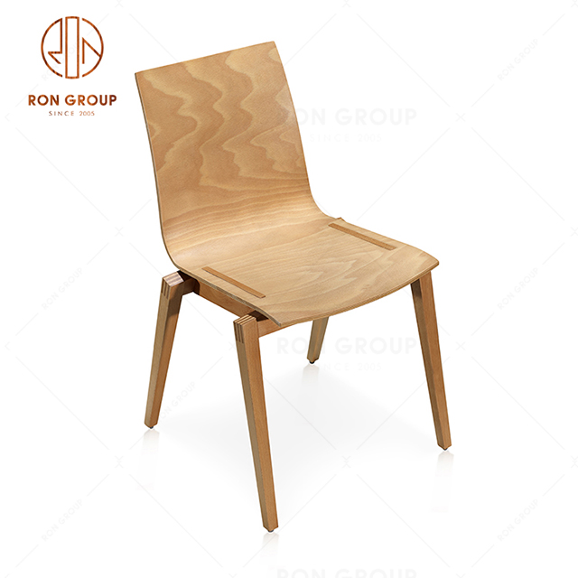 Special Design Solid Wooden Dining Leisure Chair For Buffet Restaurant Fast Food Bistro 