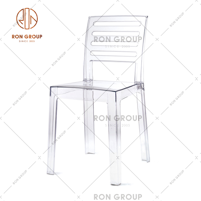 Tiffany chair with transparent plastic material for wedding & banquet & party & hotel