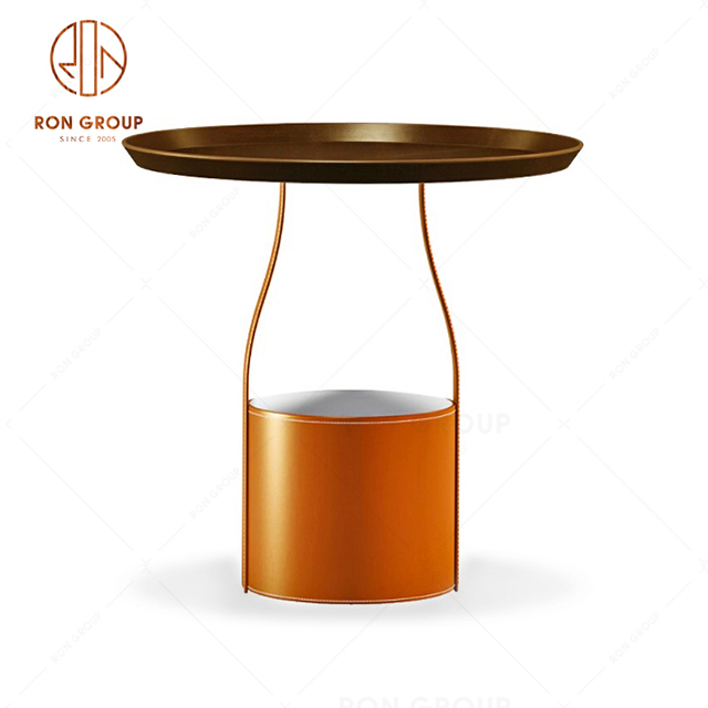 Popular Modern Design Metal Furniture Set Side Table Coffee Shop Table