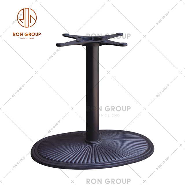 Factory Price Furniture Part Black Steel Removable Cast Iron Metal Coffee Table Leg Frame Restaurants Dining Table Base