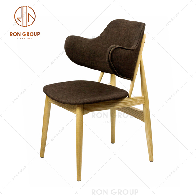 European Modern Style Leisure Wooden Chair For Restaurant Hotel Club Use