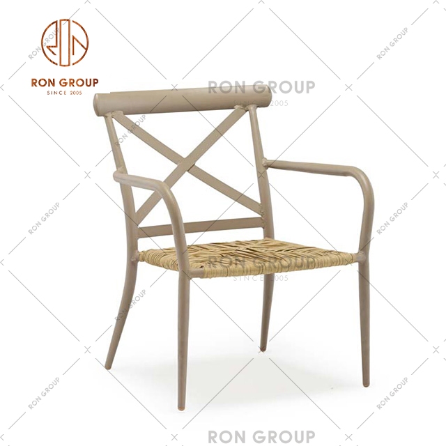 Unique Design Metal Leisure Sofa Chair Outdoor Armchair Coffee Shop Chair