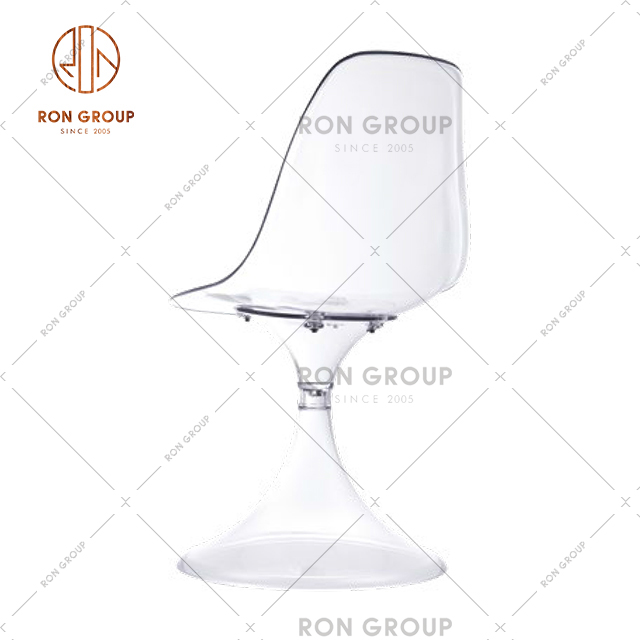 Creative goblet design bar furniture transparent tiffany chair for kitchen & cafe & restaurant & outdoor