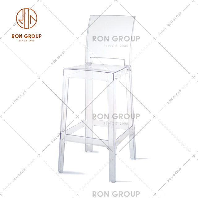 Hot Sale Modern Elegant Bar Furniture Outdoor Plastic Acrylic Tiffany Chair For Wedding & Banquet & Party & Event