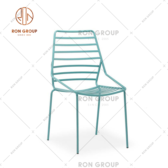 Hot Sale Metal Furniture Set Restaurant Dining Chair Outdoor Leisure Chair