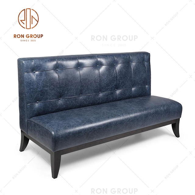 Commercial Popular Customizes Modern Sofa Set Restaurant Booth Sofa Seating With Special Color leather For Club & Hotel & Bar