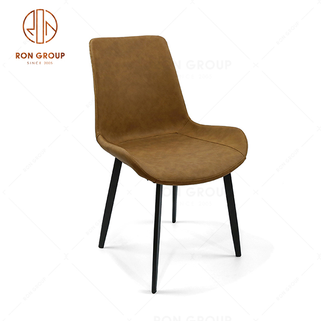 RNFC224-1 Comfortable Wholesale High Quality Restaurant Hotel Cafe Brown Grey Soft Bag Chair