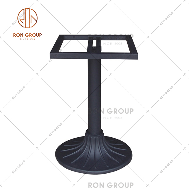 Popular Classic Style Black Restaurant table fittings for coffee house & bar 