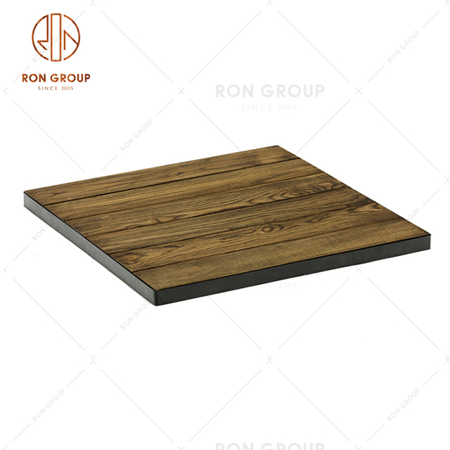 GA40TT2 Factory Wholesale High Quality Hotel Square Wooden Table Top For Restaurant