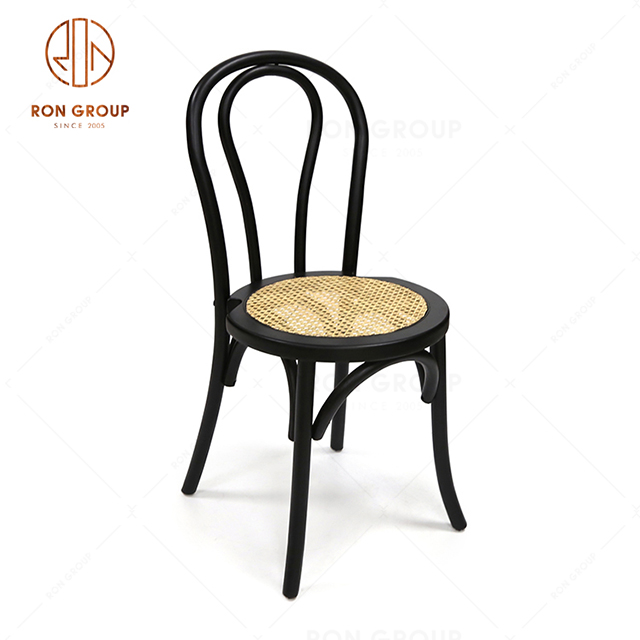 Cheap Price Coffee Shop Chair Rattan Dining Chair For Restaurant