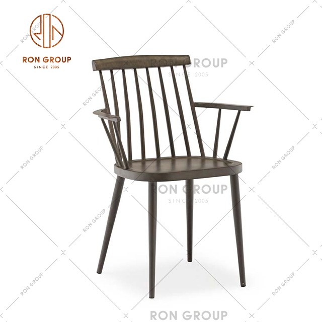 On Sale Restaurant Dining Chair Outdoor Coffee Shop Armchair Hotel Leisure Chair