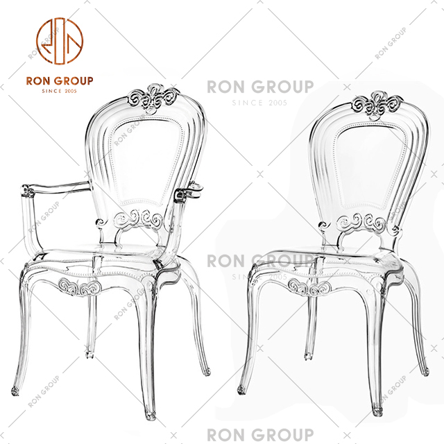  Lowest Price Stackable Transparent Acrylic Events Wedding Clear Crystal PC Dining Plastic Chair