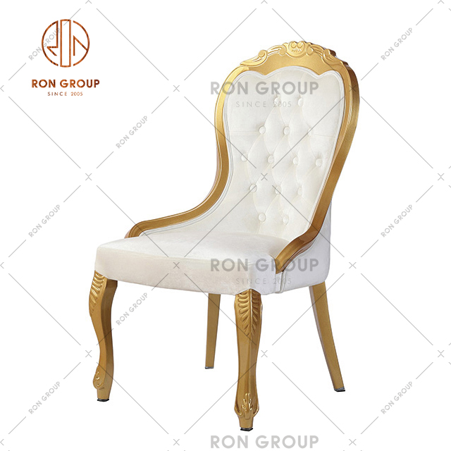  Luxury Banquet Hotel Event Wedding Outdoor Stacking Metal Dining Chair Tiffany Clear Aluminum
