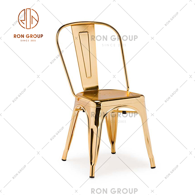 Good Quality Restaurant Furniture Colorful Dining Chair Metal Chair For Bar