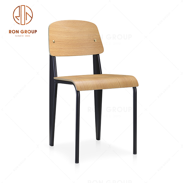 Factory Wholesale Price Buffet Dining Chair Solid Wood Canteen Furniture